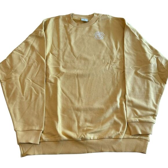 Gymshark Women’s M Oversized Crewneck Sweatshirt Golden‎ Yellow Comfy Lounge New - Picture 7 of 9